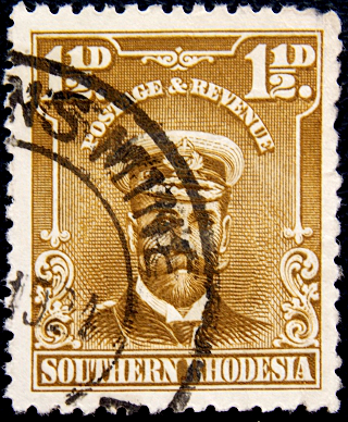 Родезия Южная 1924 год . Король Георг V в морской форме . 1,5 p . Каталог 0,60 €. (1)